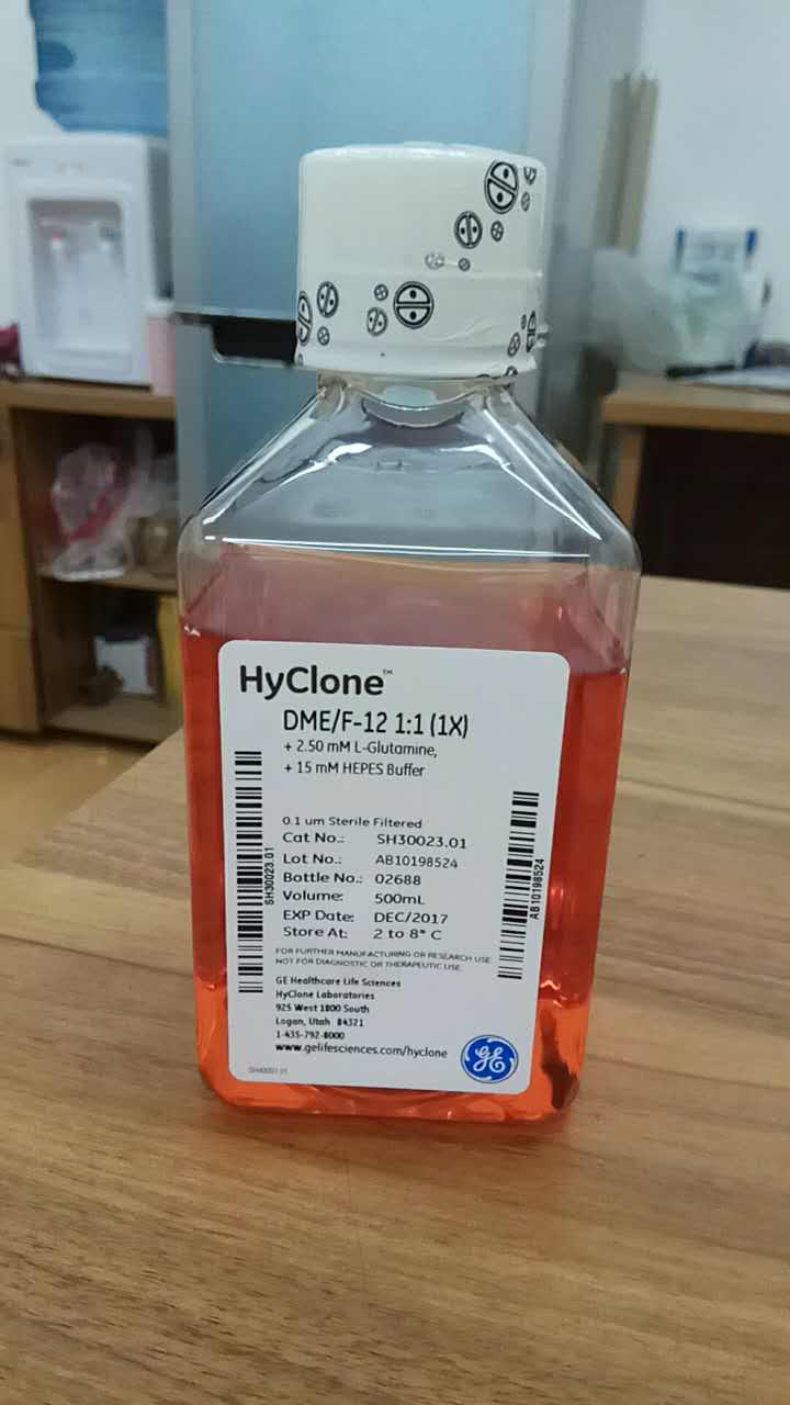 HyClone DMEM/F12(1:1) 液体培养基 SH30023.01 500ml 海克隆